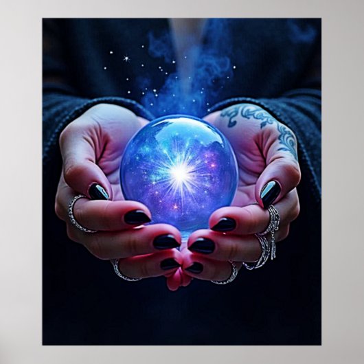 神秘的な運命のオーブ ポスター (正面)