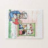 神秘的な郵便配達人のパズルの珍しい発見 ジグソーパズル (横)