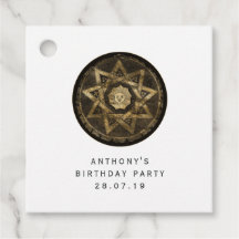 神秘的な金ゴールドと黒ゴシックファンタジー