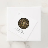 神秘的な金ゴールドと黒ゴシックファンタジー フェイバータグ (インサイチュ)