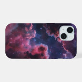 神秘的な銀河星雲 iPhone 15ケース (裏面横)