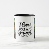 神秘的な開花ドラゴンムグエンチャントユコーヒーリトゥ マグカップ (中央)