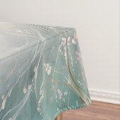 神秘的な開花春キツネ水彩 テーブルクロス (インサイチュ)