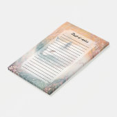 神秘的な開花春キツネ水彩 ポストイット (アングル)