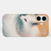 神秘的な開花春キツネ水彩 Case-Mate iPhoneケース (裏面 (横))