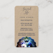 神秘的な陰陽、スピリチュアルホリスティッククラフト 名刺 (裏面)