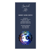 神秘的な陰陽、精神的なホリスティック ラックカード (裏面)