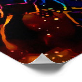 神秘的な霊狼 ポスター (角)