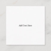 神秘的な青い目の天使 エンクロージャーカード (裏面)