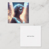 神秘的な青い目の天使 エンクロージャーカード (正面/裏面)