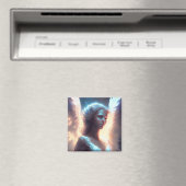 神秘的な青い目の天使 マグネット (インサイチュ (食洗機))