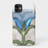 神秘的な青い花 - 輝く花 Case-Mate iPhoneケース (裏面)