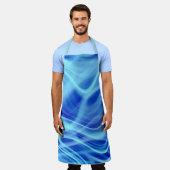 神秘的な青い霧 エプロン (着用した状態)