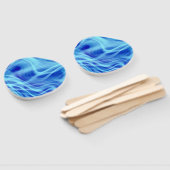 神秘的な青い霧 ハンドファン (組立なし)