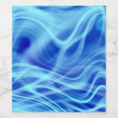 神秘的な青い霧 ワインラベル (シングルラベル)