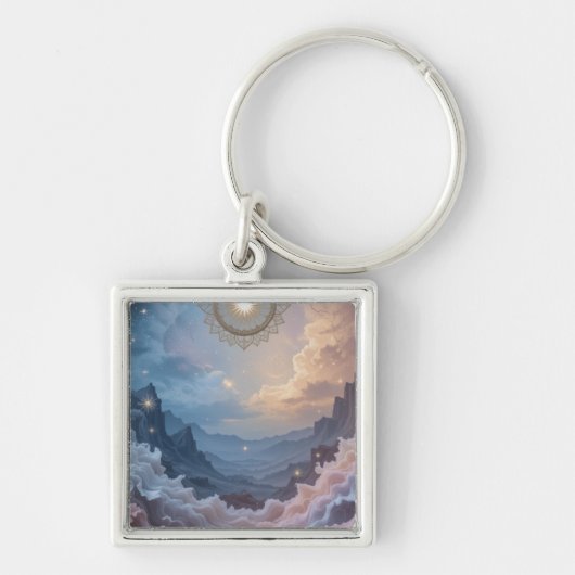 神秘的な風景 キーホルダー (正面)