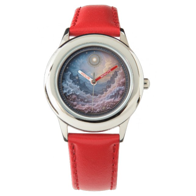 神秘的な風景 腕時計 (正面)