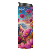 神秘的な馬の花の庭 タンブラー (回転右)