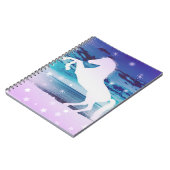 神秘的な馬 ノートブック (左側)