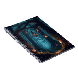 神秘的な魅惑の森の魅惑自然 ノートブック