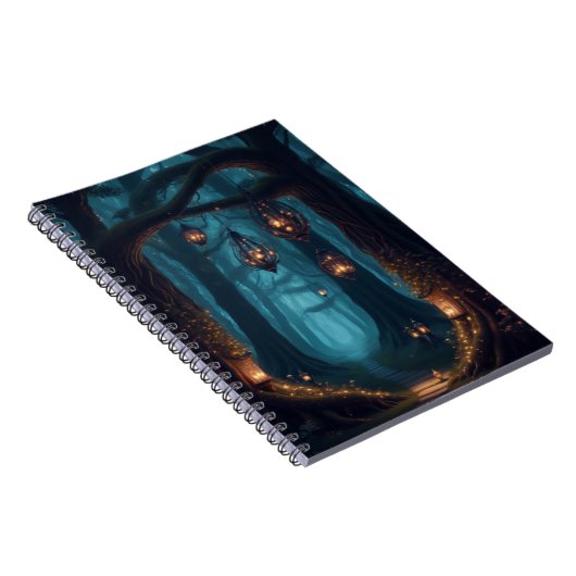 神秘的な魅惑の森の魅惑自然 ノートブック (右側)