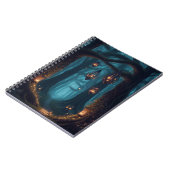 神秘的な魅惑の森の魅惑自然 ノートブック (左側)