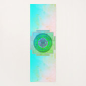 神秘的な魅惑ヤントラのシンボル ヨガマット (裏面)