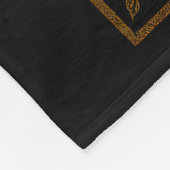 神秘的な魔女の毛布パーソナライズされた古代のシンボル フリースブランケット (角)