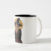 神秘的な魔女コーヒーマグ ツートーンマグカップ (正面右)