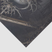 神秘的な魔女:ペトラ – デコページ – 薄葉紙 (詳細)