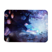 神秘的な魔女 マグネット (横)