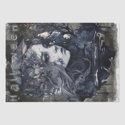 神秘的な魔女 薄葉紙 (正面)