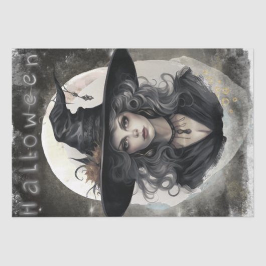 神秘的な魔女 薄葉紙 (正面)