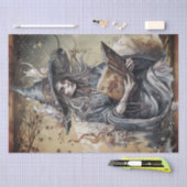 神秘的な魔女 薄葉紙 (クラフト)