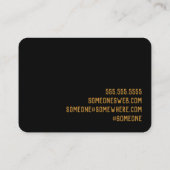 神秘的な魔性のクリスタルムーン相 名刺 (裏面)