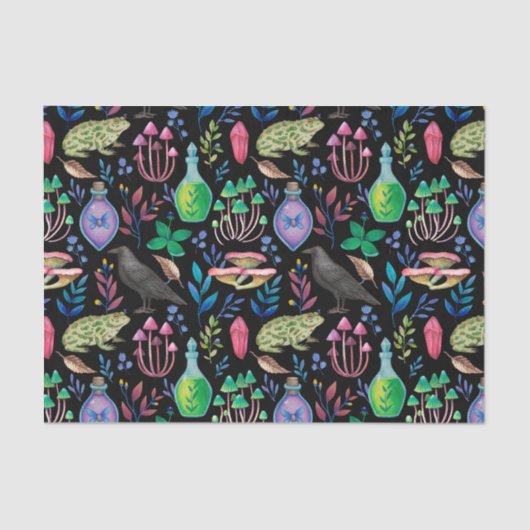 神秘的な魔法とウィッチクラフト自然要素 薄葉紙 (正面)