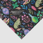 神秘的な魔法とウィッチクラフト自然要素 薄葉紙 (詳細)