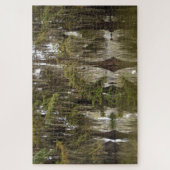 神秘的な魔法のアカディアンサイプレススワンプパズル ジグソーパズル (縦)