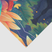 神秘的な魔法の風景花 薄葉紙 (詳細)