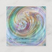 神秘的な魔法シェルヨガ先生 スクエア名刺 (正面)