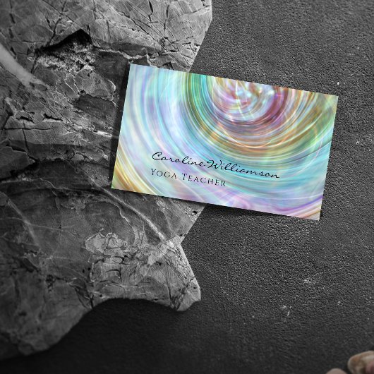 神秘的な魔法シェルヨガ先生 名刺