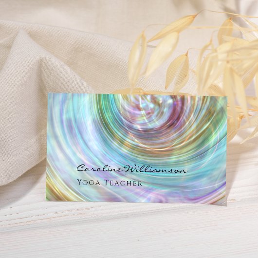 神秘的な魔法シェルヨガ先生 名刺