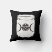 神秘的な魔法ムーンズトリプル女神メイスンジャー クッション (裏面)