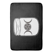 神秘的な魔法ムーンズトリプル女神メイスンジャー バスマット (正面縦)