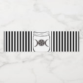 神秘的な魔法ムーンズメイソンジャーハローウィンパーティ ペットボトルラベル (シングルラベル)