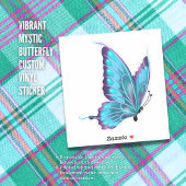 神秘的な鮮やかバタフライカスタムビニールのシール シール