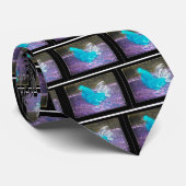 神秘的な鶏のチキンアート ネクタイ (ロール)