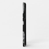 神秘的な黒いユニコーン(霞んだ月) Case-Mate iPhoneケース (裏面/左)