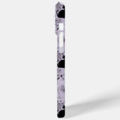 神秘的な黒猫と蝶のパターン | ウィッチー Case-Mate iPhoneケース (裏面 / 左)