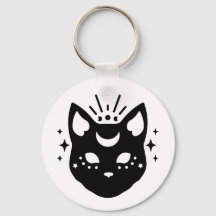 神秘的な黒猫